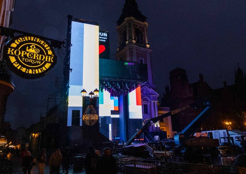 New Year's Eve Scene with Polsat. Torun. 27.12.2025
