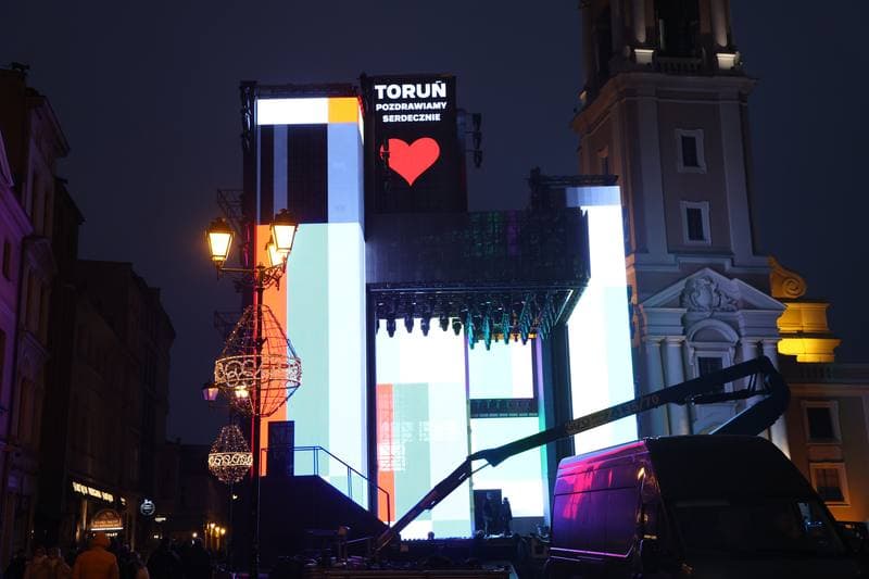 New Year's Eve Scene with Polsat. Torun. 27.12.2025