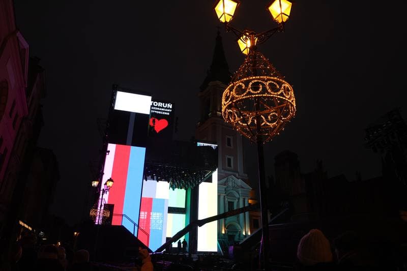 New Year's Eve Scene with Polsat. Torun. 27.12.2025
