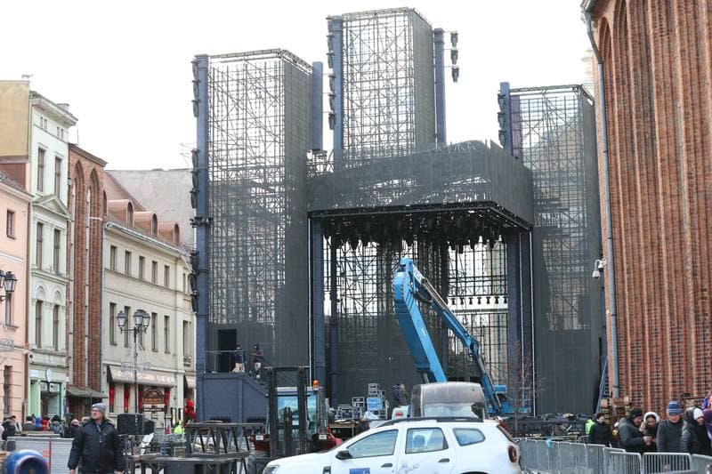 New Year's Eve Scene with Polsat. Torun. 28.12.2025