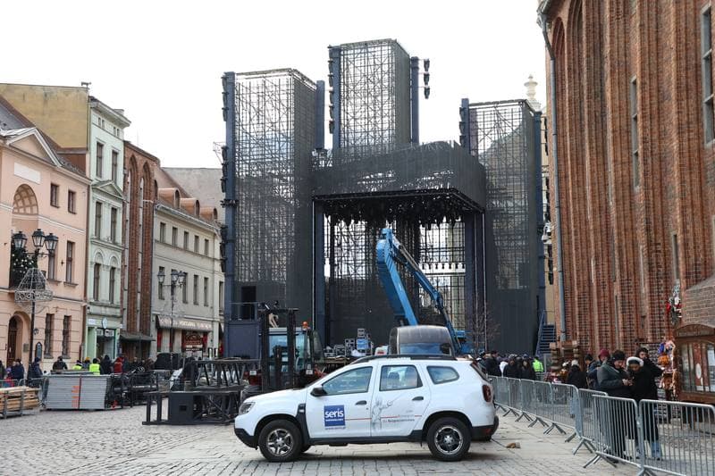 New Year's Eve Scene with Polsat. Torun. 28.12.2025