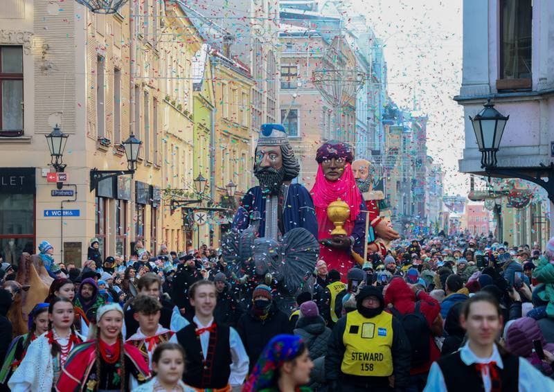 The Three Kings' Procession. Torun. 06.01.2026
