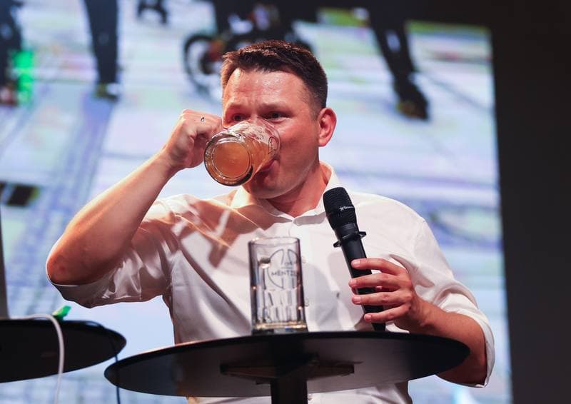 Slawomir Mentzen. Beer with Mentzen. Torun. 06.09.2025