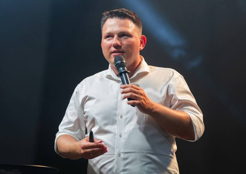 Slawomir Mentzen. Beer with Mentzen. Torun. 06.09.2025