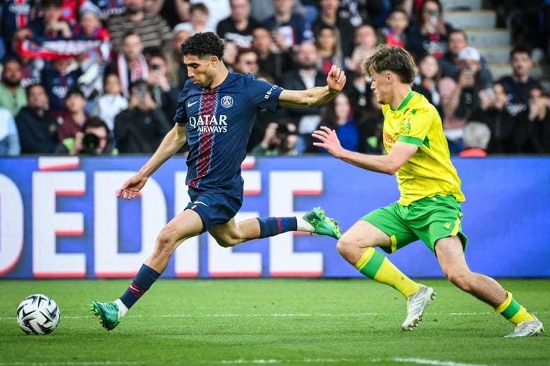Football. Ligue 1. Paris Saint-Germain - FC Nantes. 22.04.2026
