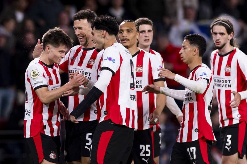 Football. Eredivisie. PSV - PEC Zwolle. 23.04.2026