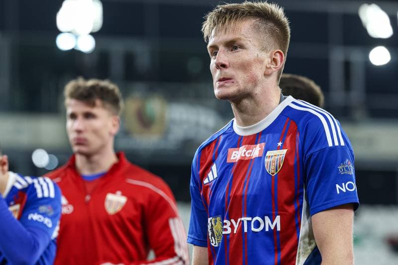 Football. Betclic 1 Liga. Wieczysta Krakow - Polonia Bytom. 23.04.2026