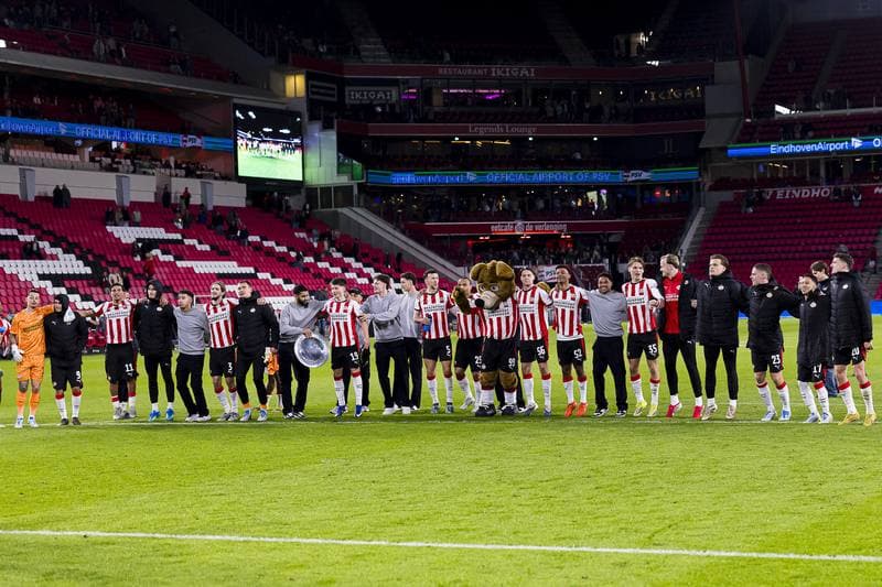 Football. Eredivisie. PSV - PEC Zwolle. 23.04.2026
