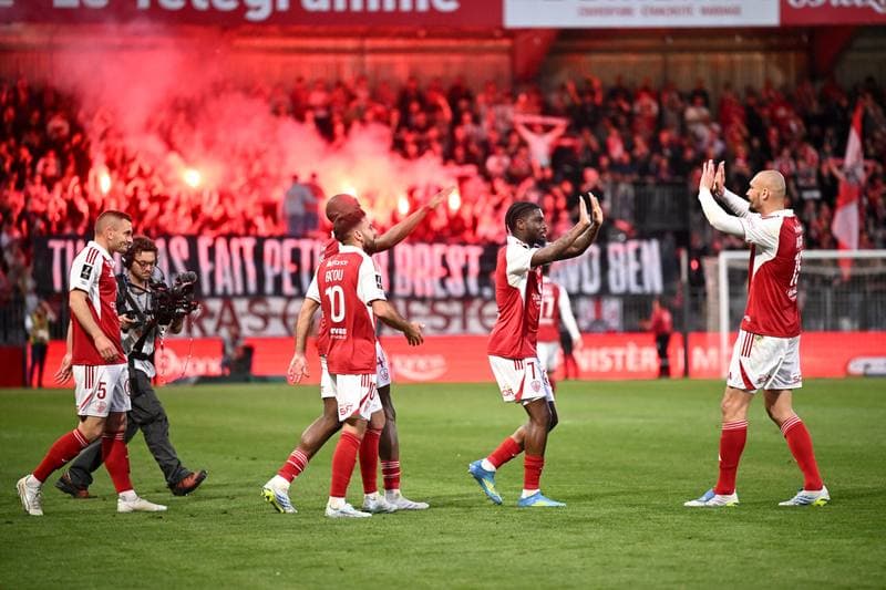 Football. Ligue 1. Stade Brestois 29 - RC Lens. 24.04.2026