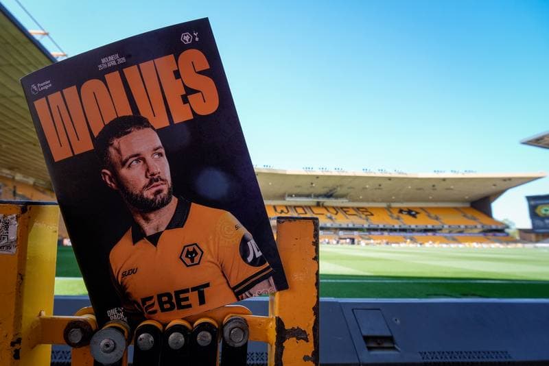 Football. Premier League. Wolverhampton Wanderers - Tottenham Hotspur. 25.04.2026