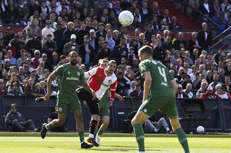 Football. Eredivisie. Feyenoord - FC Groningen. 25.04.2026