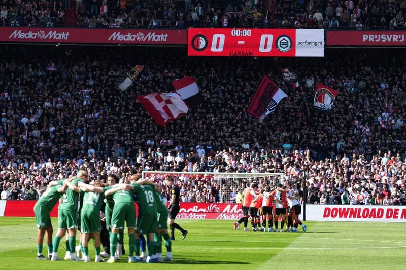 Football. Eredivisie. Feyenoord - FC Groningen. 25.04.2026