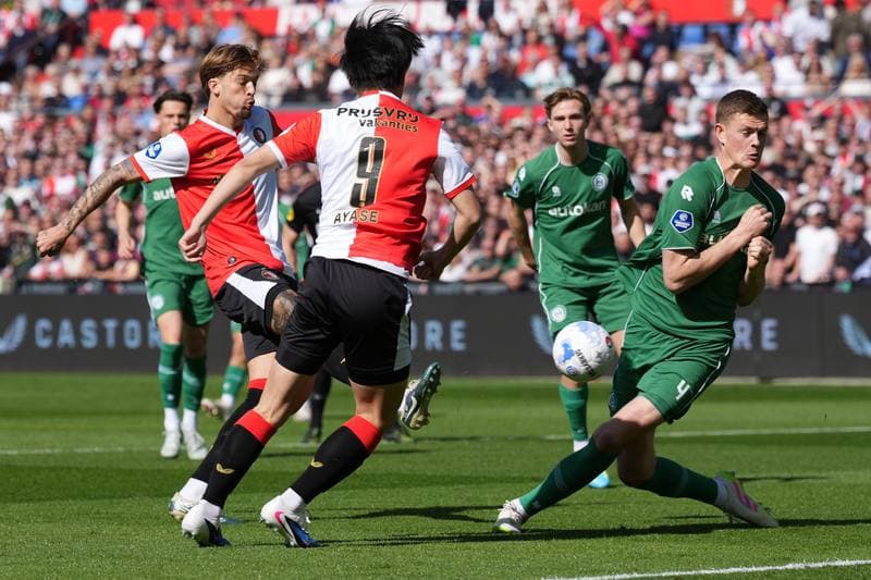 Football. Eredivisie. Feyenoord - FC Groningen. 25.04.2026