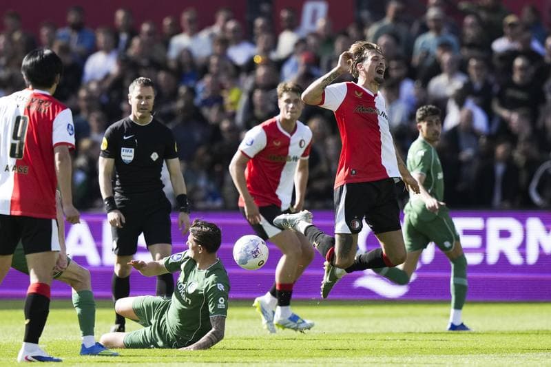 Football. Eredivisie. Feyenoord - FC Groningen. 25.04.2026