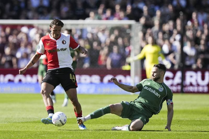 Football. Eredivisie. Feyenoord - FC Groningen. 25.04.2026