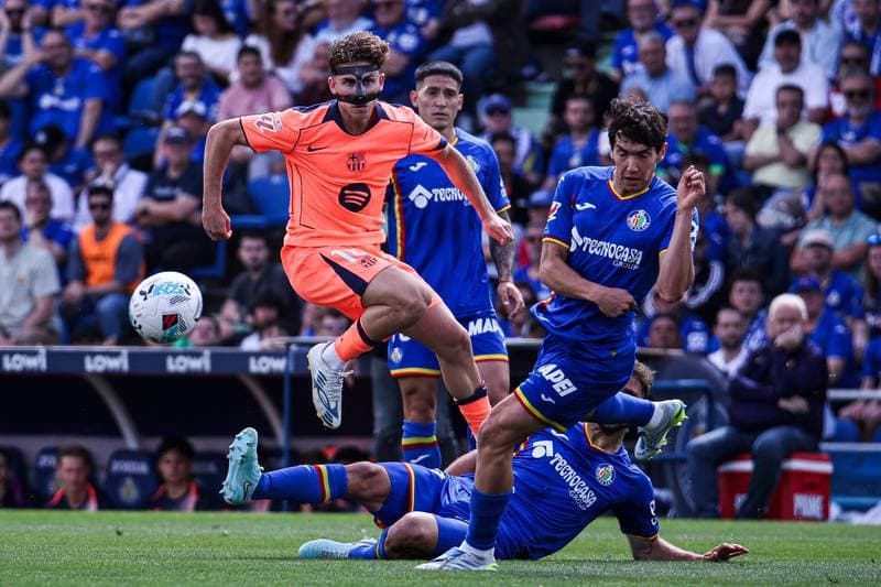Football. La Liga. Getafe - FC Barcelona. 25.04.2026