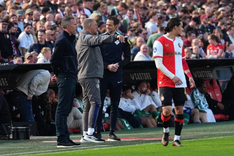 Football. Dutch Eredivisie. Feyenoord - FC Groningen. 25.04.2026
