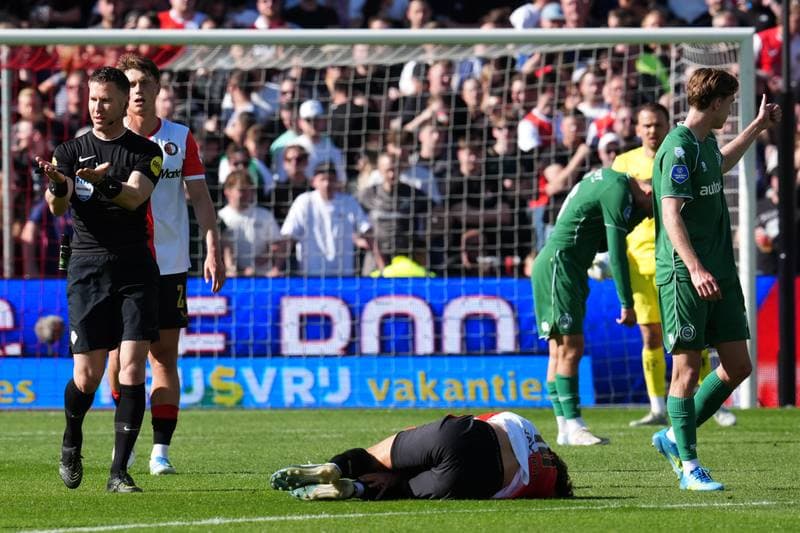 Football. Dutch Eredivisie. Feyenoord - FC Groningen. 25.04.2026