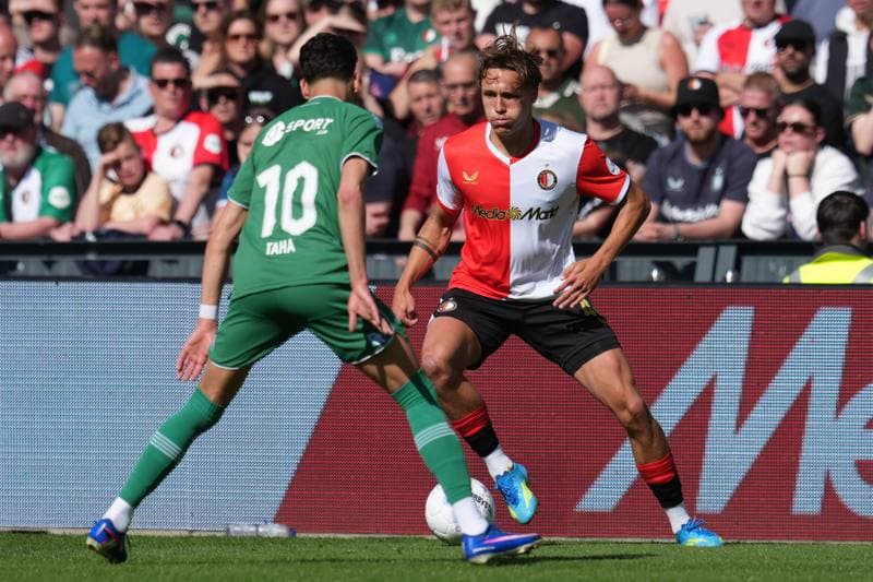 Football. Dutch Eredivisie. Feyenoord - FC Groningen. 25.04.2026