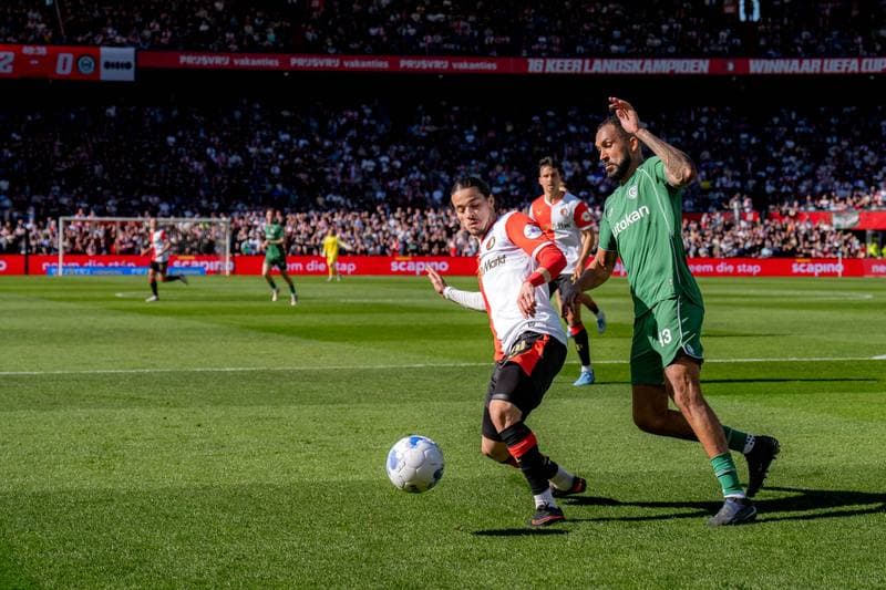 Football. Dutch Eredivisie. Feyenoord - FC Groningen. 25.04.2026