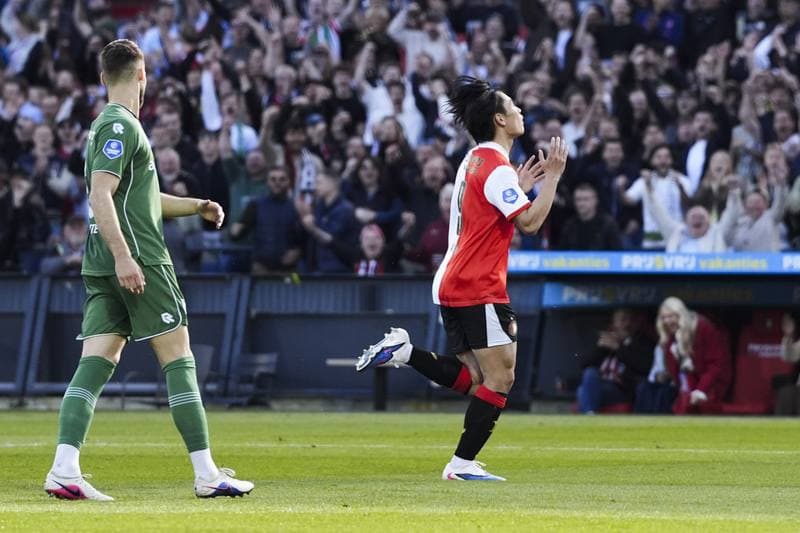 Football. Eredivisie. Feyenoord - FC Groningen. 25.04.2026