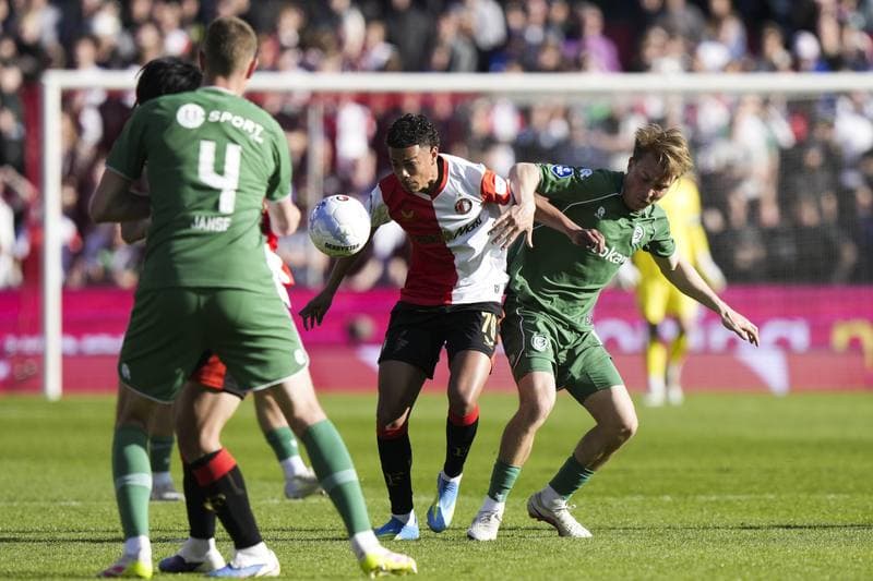 Football. Eredivisie. Feyenoord - FC Groningen. 25.04.2026
