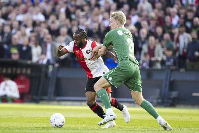 Football. Eredivisie. Feyenoord - FC Groningen. 25.04.2026