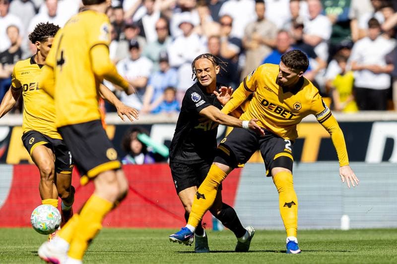 Football. Premier League. Wolverhampton Wanderers - Tottenham Hotspur. 25.04.2026