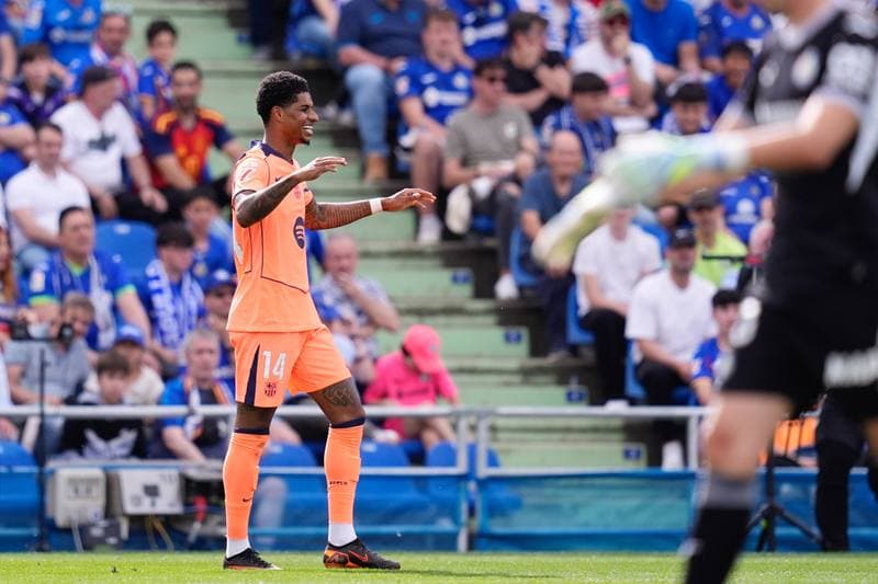 Football. La Liga. Getafe - Barcelona. 25.04.2026