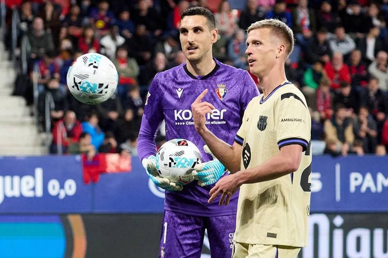 Football. La Liga. CA Osasuna - FC Barcelona. 02.05.2026