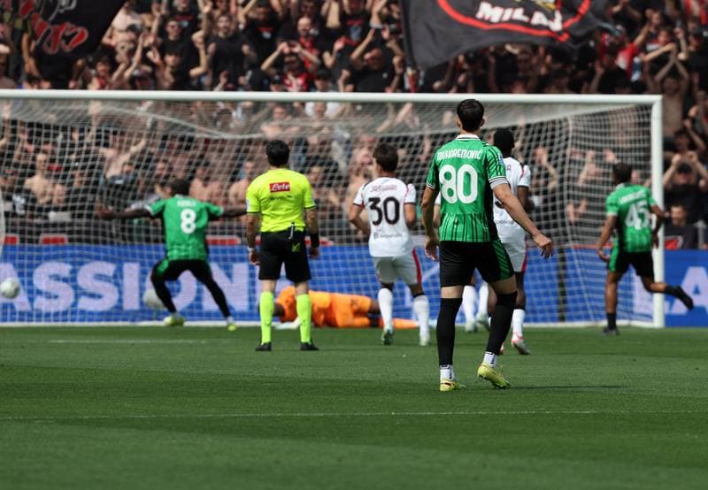 Football. Serie A. Sassuolo - AC Milan. 03.05.2026