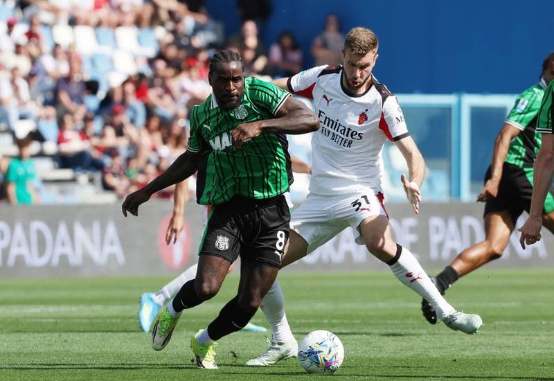Football. Serie A. Sassuolo - AC Milan. 03.05.2026