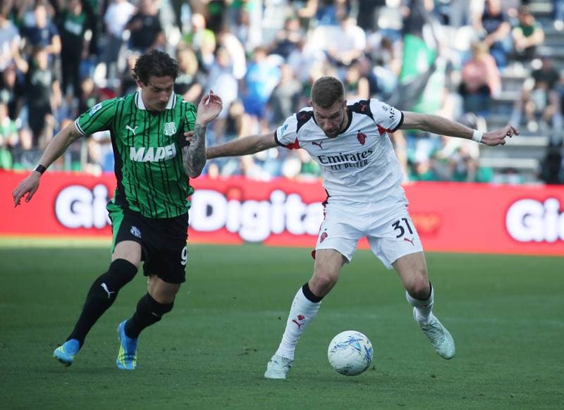 Football. Serie A. Sassuolo - AC Milan. 03.05.2026
