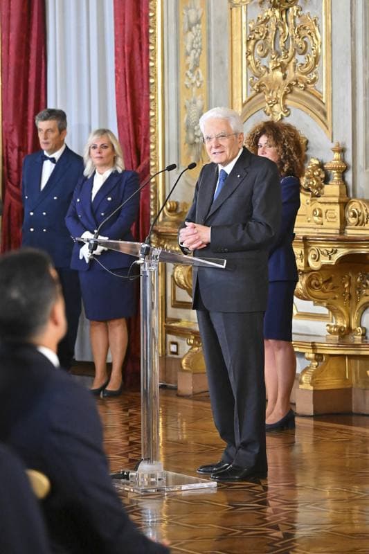Maurizio Sarri. Meeting with Italian President Sergio Mattarella. 12.05.2026
