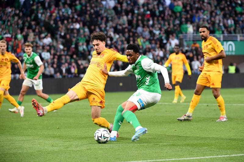 Football. Ligue 2 Play-offs. AS Saint-Etienne - Rodez Aveyron Football. 15.05.2026