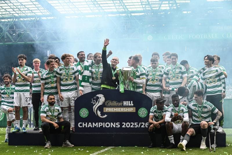 Football. William Hill Premiership. Celtic - Heart of Midlothian. 16.05.2026