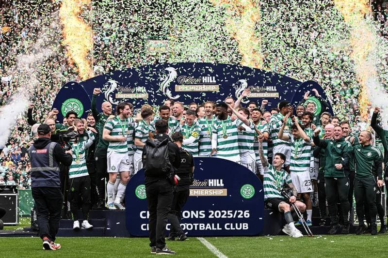 Football. William Hill Premiership. Celtic - Heart of Midlothian. 16.05.2026