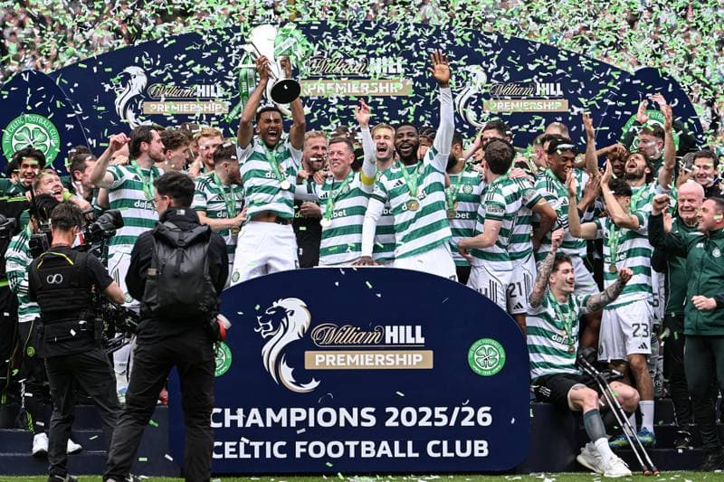 Football. William Hill Premiership. Celtic - Heart of Midlothian. 16.05.2026