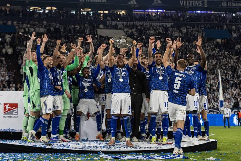 Football. 2. Bundesliga. Schalke 04 - Eintracht Braunschweig. 17.05.2026
