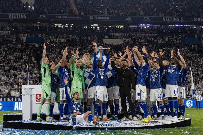 Football. 2. Bundesliga. Schalke 04 - Eintracht Braunschweig. 17.05.2026