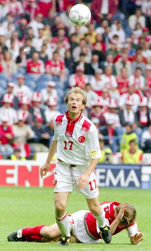 Football. UEFA EURO 1996. Turkey - Denmark. 19.06.1996