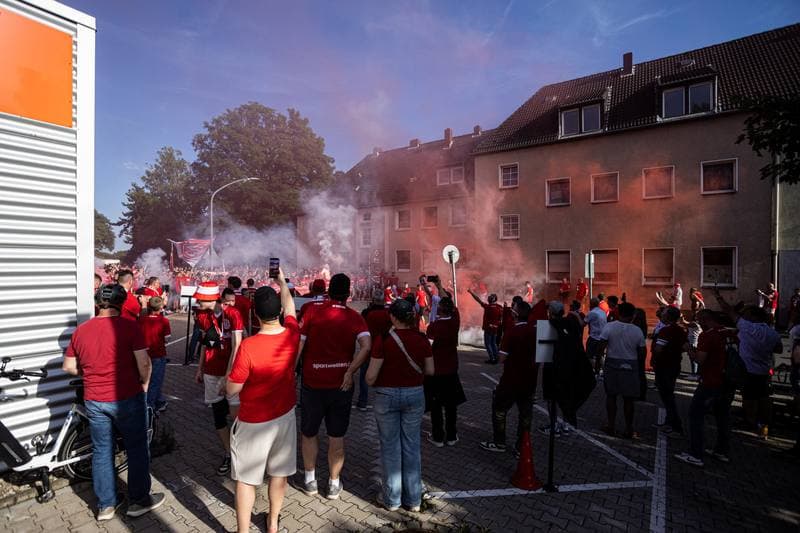 Football. 2.Bundesliga. Rot-Weiss Essen - SpVgg Greuther Furth. 22.05.2026
