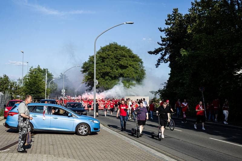 Football. 2.Bundesliga. Rot-Weiss Essen - SpVgg Greuther Furth. 22.05.2026