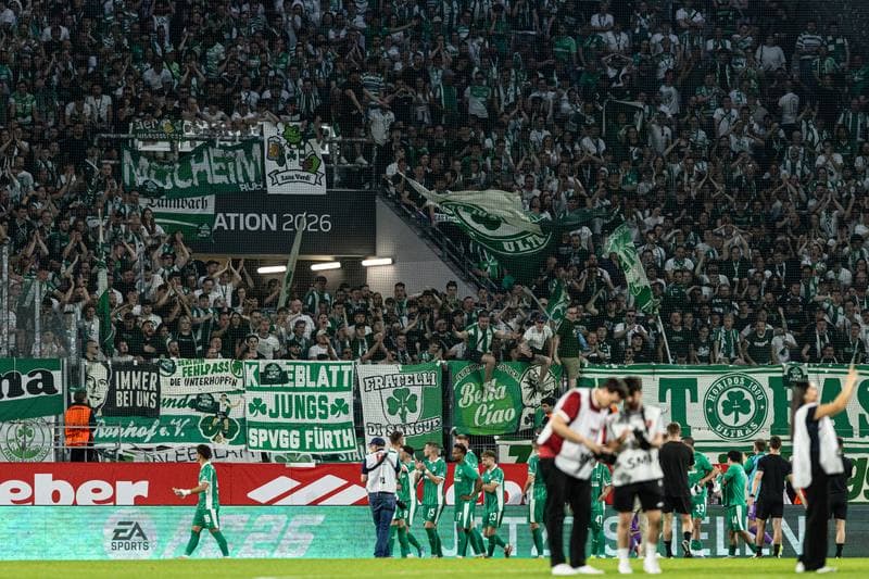 Football. 2.Bundesliga. Rot-Weiss Essen - SpVgg Greuther Furth. 22.05.2026