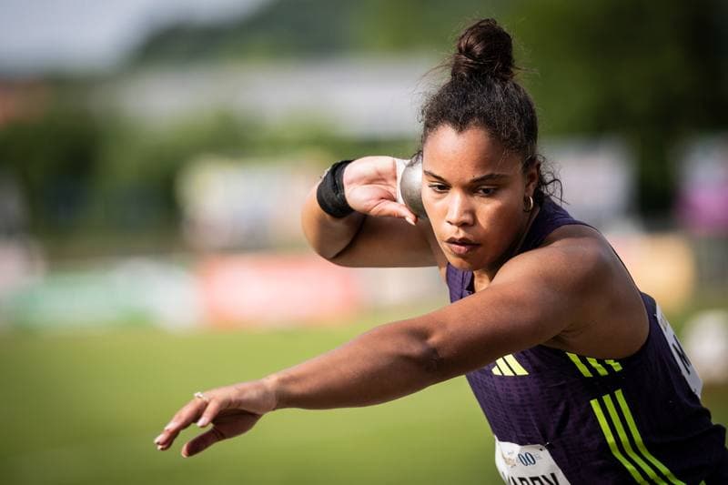 Athletics. 61. Internationales Pfingstsportfest. Yemisi Mabry - . 24.05.2026
