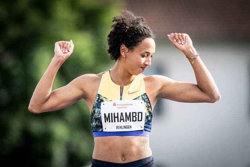 Athletics. 61. Internationales Pfingstsportfest. Yemisi Mabry - . 24.05.2026