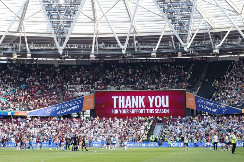 Football. Premier League. West Ham United - Leeds United. 24.05.2026
