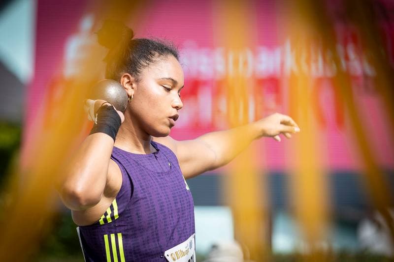 Athletics. 61. Internationales Pfingstsportfest. Yemisi Mabry - . 24.05.2026
