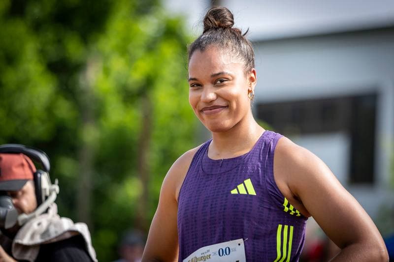 Athletics. 61. Internationales Pfingstsportfest. Yemisi Mabry - . 24.05.2026