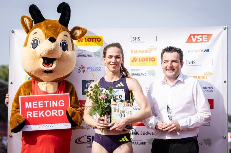 Athletics. 61. Internationales Pfingstsportfest. Yemisi Mabry - . 24.05.2026